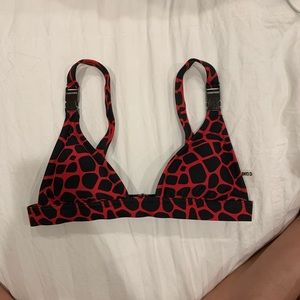 Animal Print Swim Top
